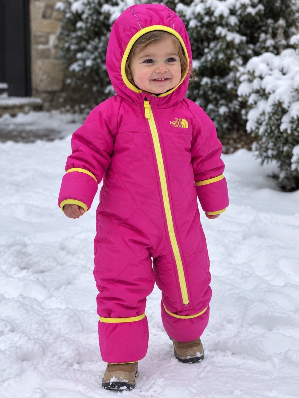 The North Face Snowsuit Bunting Size Months Quilted 12-18 months